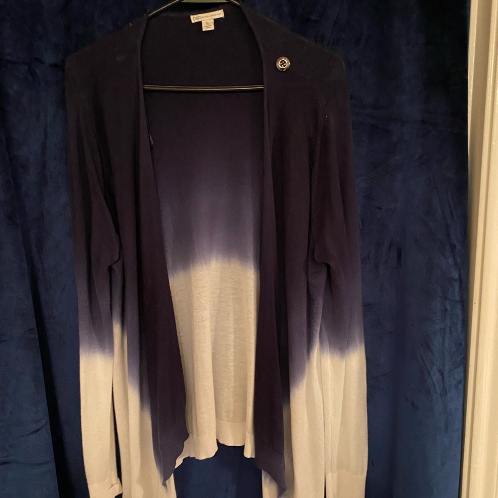 Cato ombré open sweater